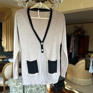 Nanette Laporte cardigan with side tie detail size Med